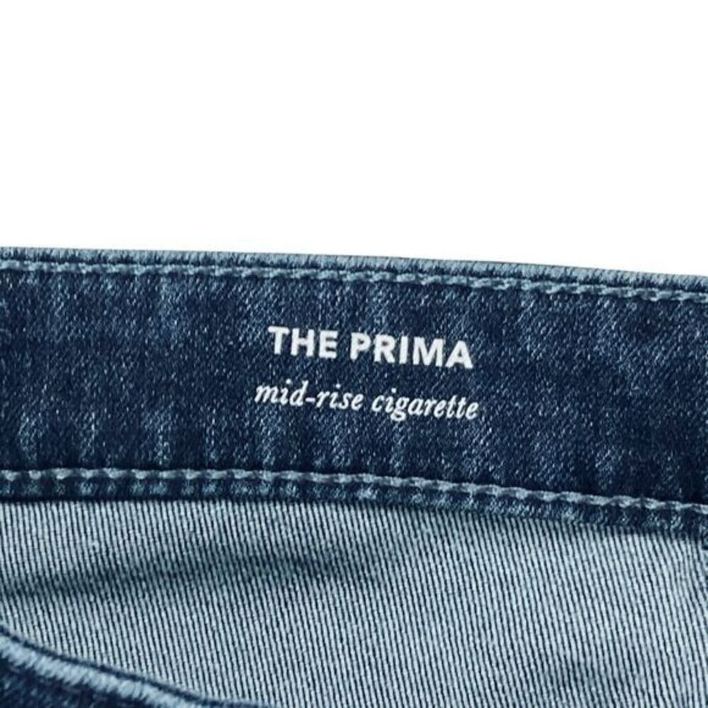 AG Adriano Goldschmied The Prima Mid Rise Cigarette Jeans Womens 27 Blue Denim - Picture 8 of 14